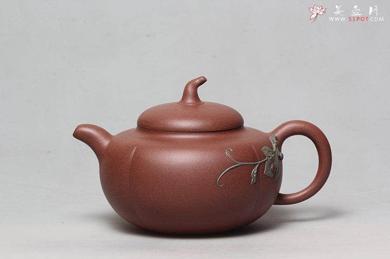 紫砂壶图片：一叶知秋 - 美壶网