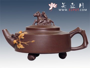 紫砂壶图片：马上封侯 - 美壶网