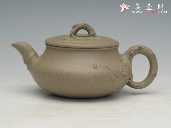 紫砂壶图片：清香壶青段 - 美壶网