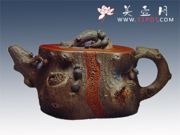 紫砂壶图片：磬松 - 美壶网