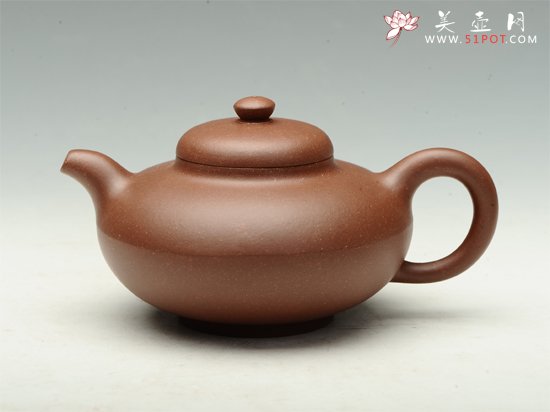 紫砂壶图片：老泥合欢壶 - 美壶网
