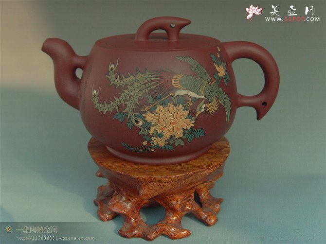 紫砂壶图片：富贵朝凤 - 美壶网