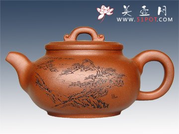 紫砂壶图片：汉方如意 - 美壶网