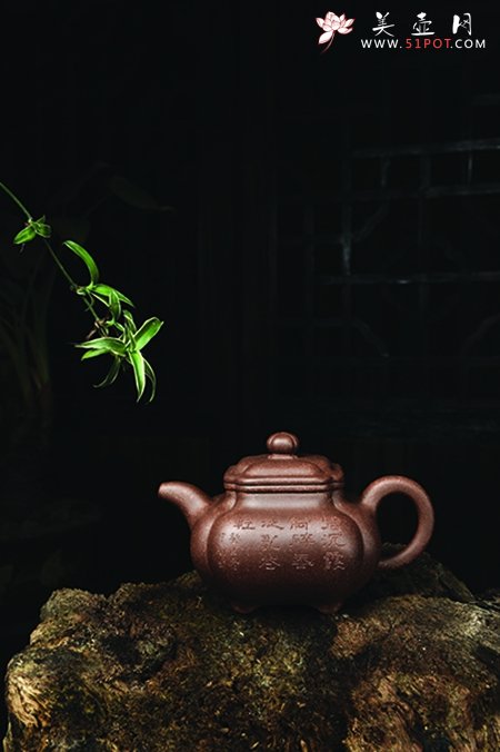 紫砂壶图片：角四方传炉 - 美壶网