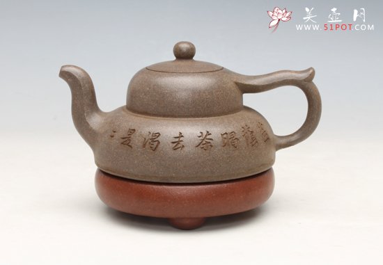 紫砂壶图片：东坡笠阴壶 - 美壶网