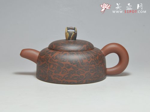 紫砂壶图片： 古井友情  300CC  绞泥 - 美壶网