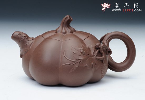 紫砂壶图片：南瓜壶 - 美壶网