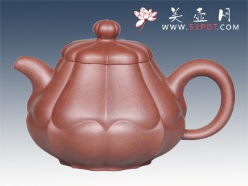 紫砂壶图片：方圆棱花 - 美壶网