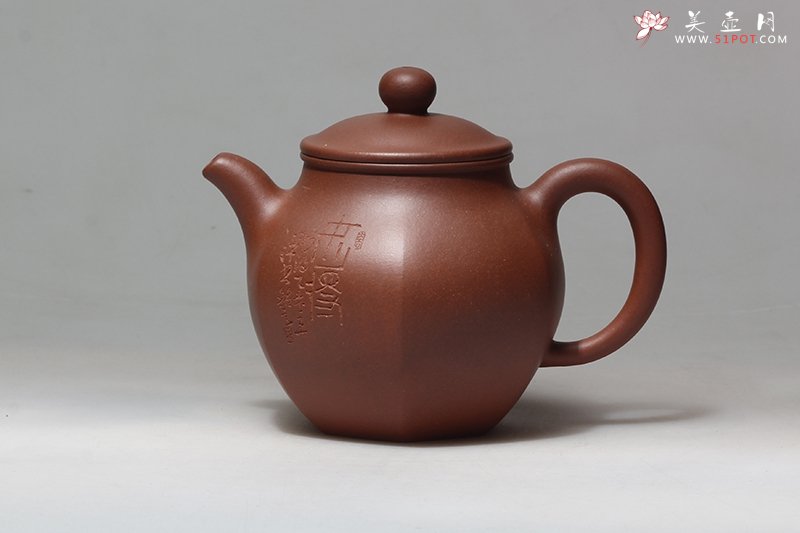 紫砂壶图片：六方圆口 - 美壶网