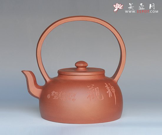 紫砂壶图片：大彬提梁 - 美壶网