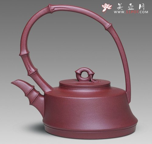 紫砂壶图片：成竹提梁 - 美壶网