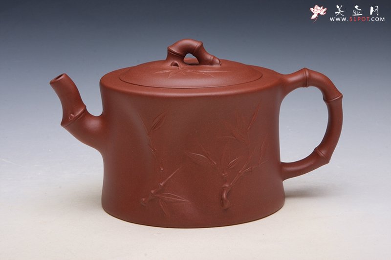 紫砂壶图片：清风竹影 - 美壶网
