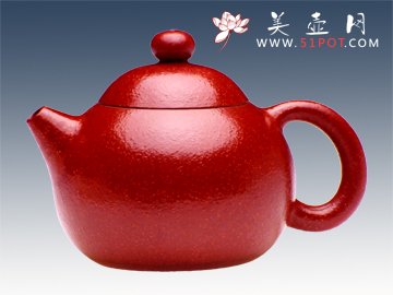 紫砂壶图片：朱泥文旦 - 美壶网