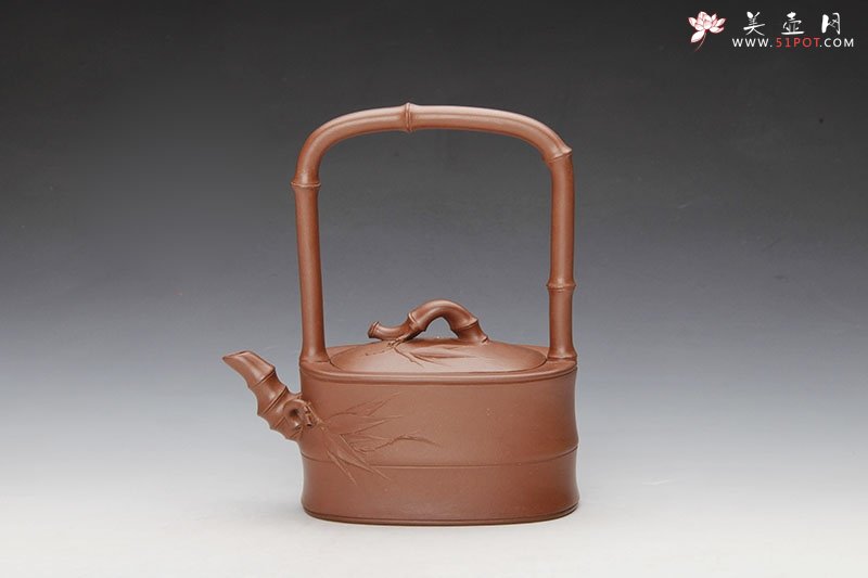 紫砂壶图片：腰圆竹段 - 美壶网