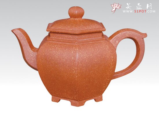 紫砂壶图片：宫灯  降坡泥  ... - 美壶网