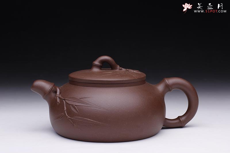 紫砂壶图片：竹韵壶 - 美壶网