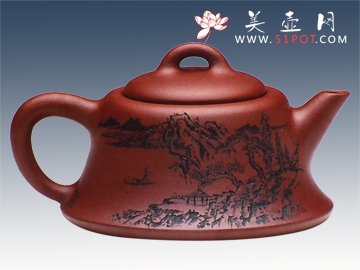 紫砂壶图片：井瓢壶 - 美壶网