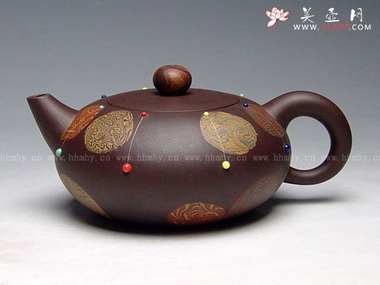 紫砂壶图片：金珠玉嵌 - 美壶网