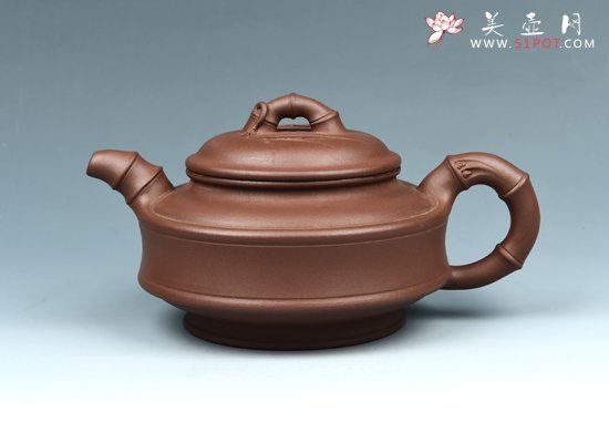 紫砂壶图片：双线竹鼓 - 美壶网