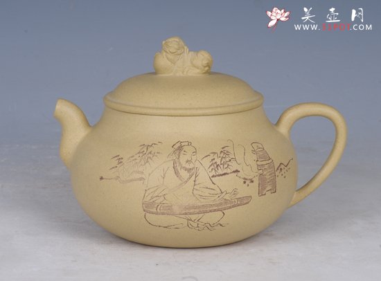 紫砂壶图片：狮球 - 美壶网