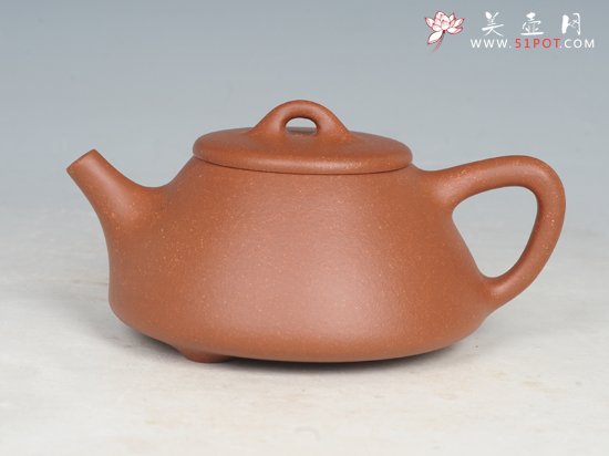 紫砂壶图片：降坡泥石瓢 - 美壶网