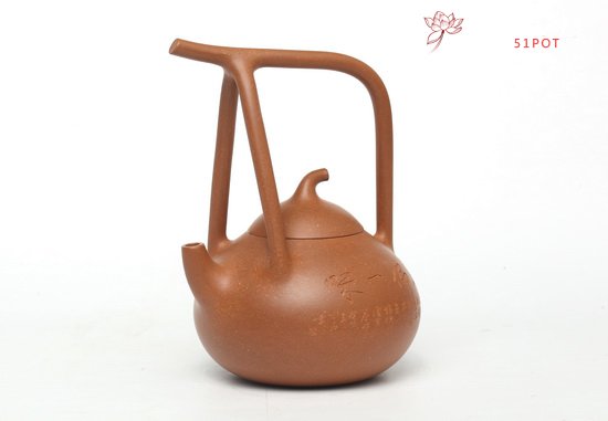 紫砂壶图片：匏瓜提梁 300CC - 美壶网