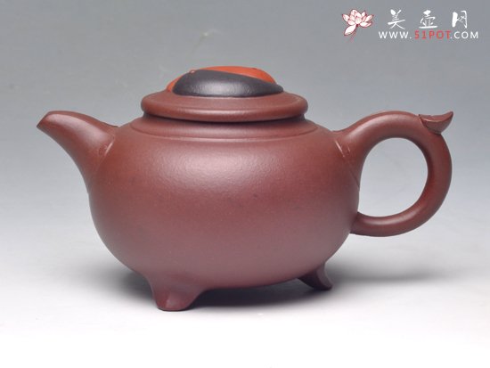 紫砂壶图片：如意八卦（底槽青）... - 美壶网