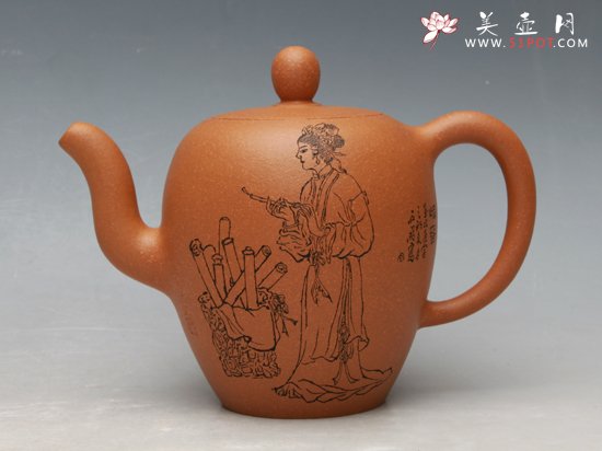 紫砂壶图片：中国古典名著《红楼梦》之十二金钗 - 美壶网