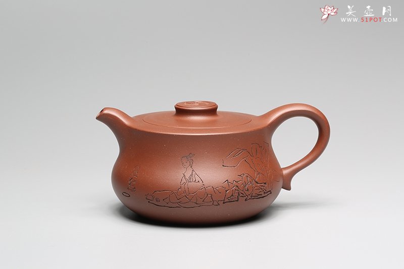 紫砂壶图片：无极 天津美术学院杨沛璋教授书画 - 美壶网