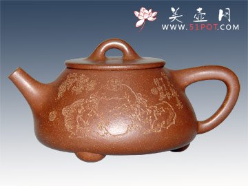 紫砂壶图片：石瓢 - 美壶网