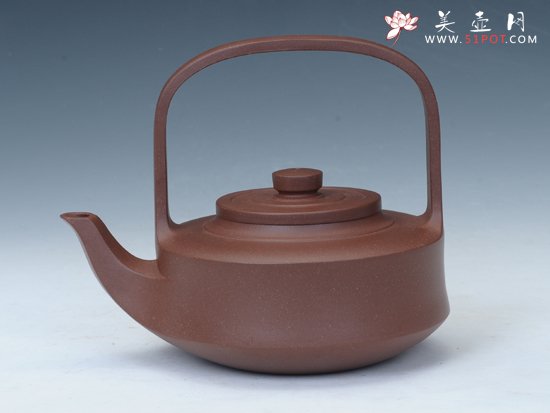 紫砂壶图片：景舟提梁壁 - 美壶网