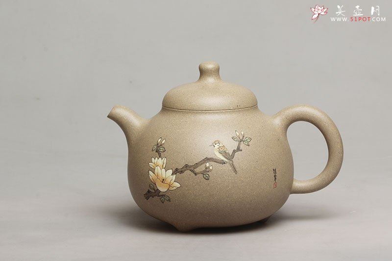紫砂壶图片：泥绘乳丁 - 美壶网