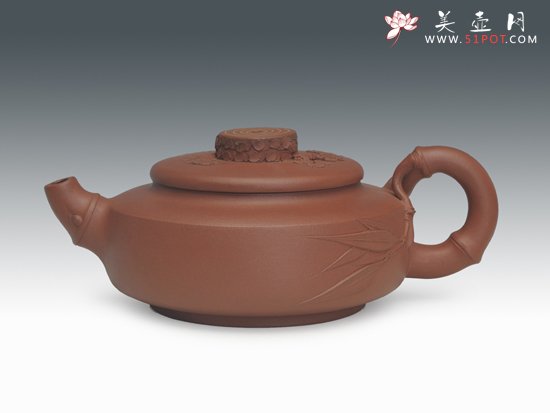紫砂壶图片：松竹壶 - 美壶网