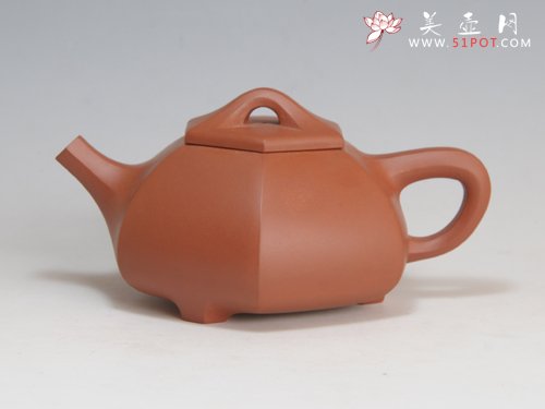 紫砂壶图片：六方石瓢 - 美壶网