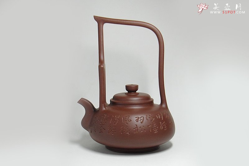 紫砂壶图片：涌泉提梁 - 美壶网