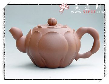 紫砂壶图片：荷花莲心 - 美壶网