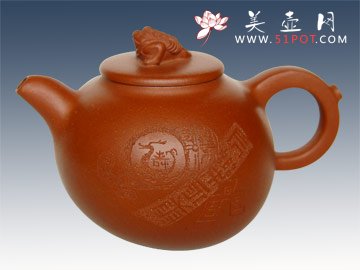 紫砂壶图片：金钱富贵 - 美壶网