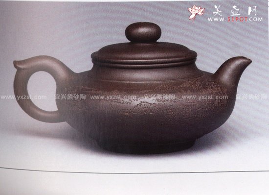 紫砂壶图片：玉扁壶 - 美壶网