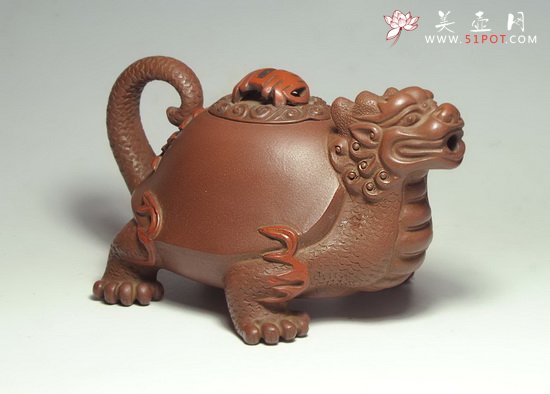 紫砂壶图片：龟龙 - 美壶网