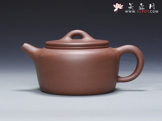 紫砂壶图片：平盖莲子 - 美壶网