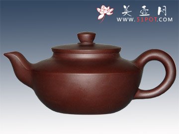 紫砂壶图片：汉扁周顺荣 - 美壶网