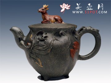 紫砂壶图片：福禄寿 - 美壶网