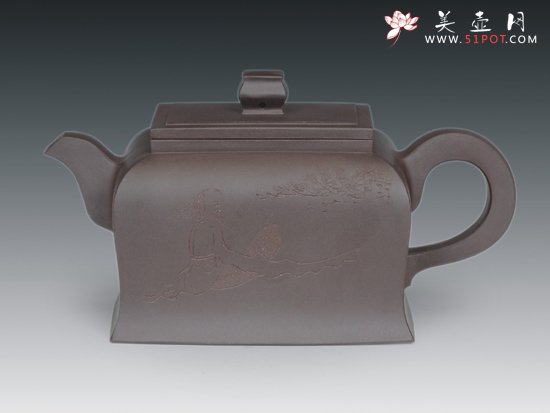 紫砂壶图片：四方 - 美壶网