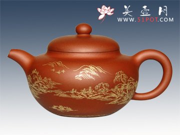 紫砂壶图片：大柿圆 - 美壶网