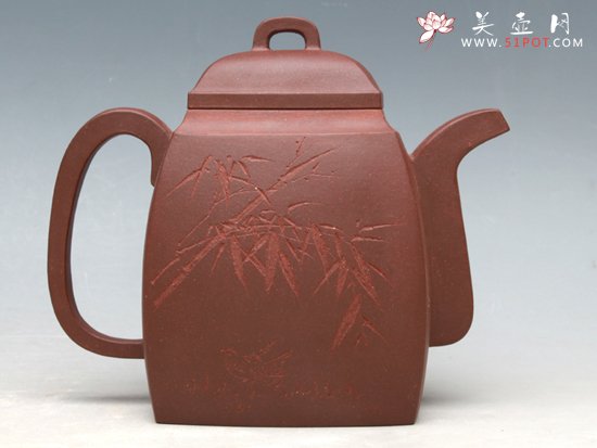 紫砂壶图片：汉方底槽清 - 美壶网