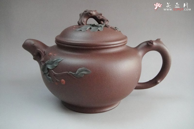 紫砂壶图片：毛桃 - 美壶网