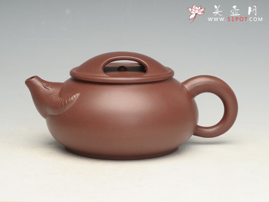 紫砂壶图片：牛气冲天 容量：320 - 美壶网