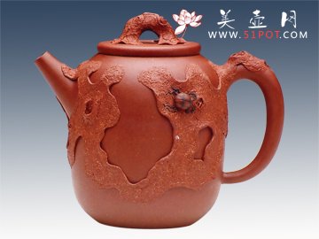 紫砂壶图片：百年树瘿 - 美壶网