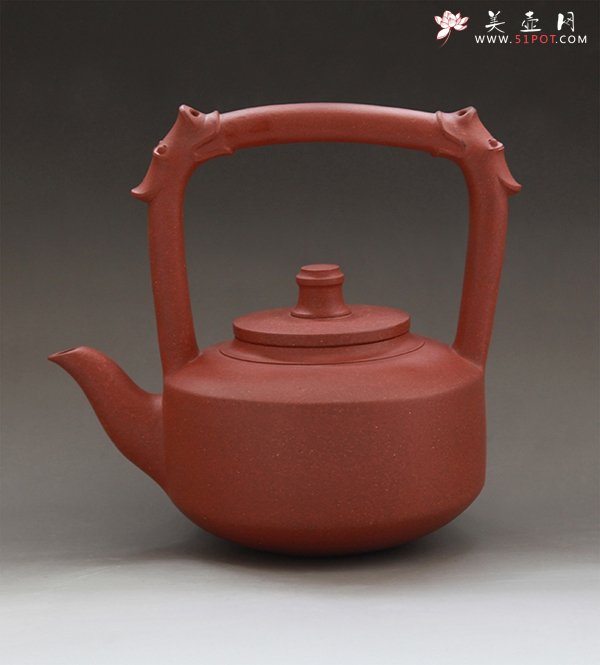 紫砂壶图片：双龙捉梁 - 美壶网