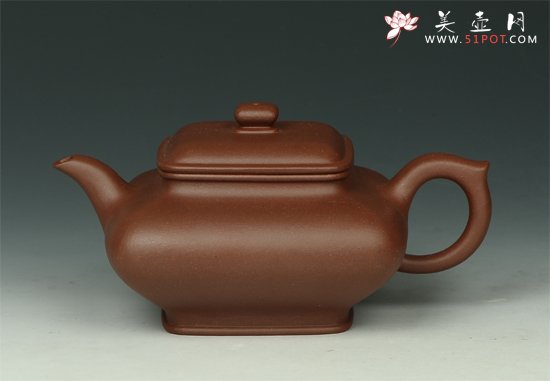 紫砂壶图片：四方虚扁 - 美壶网